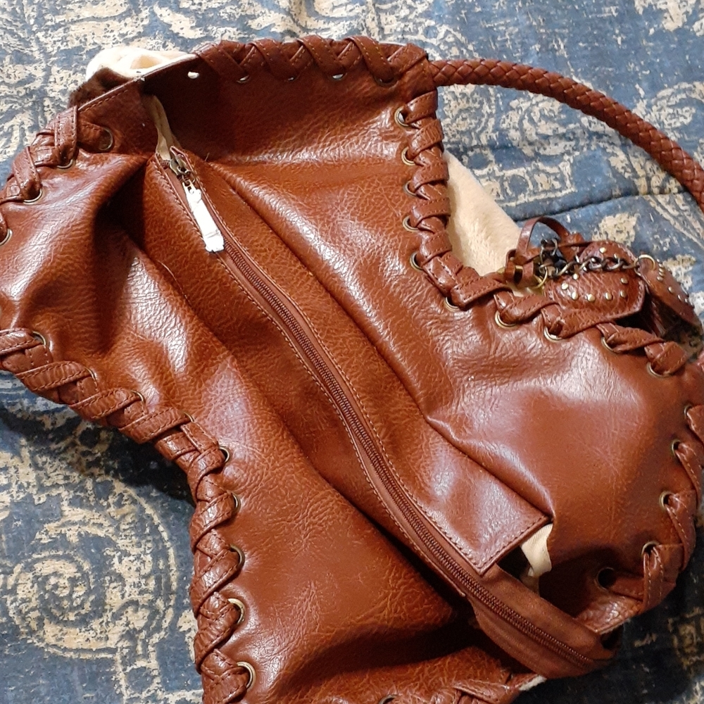 Faux Cow Large Handbag - Picture 6 of 8